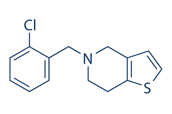 Ticlopidine化学構造