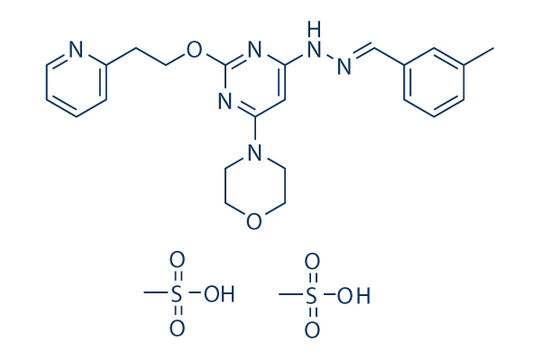 Apilimod mesylate化学構造