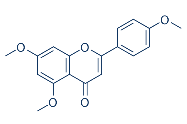 4',5,7-Trimethoxyflavone化学構造