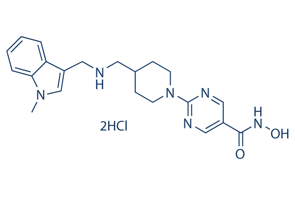 Quisinostat (JNJ-26481585) 2HCl化学構造