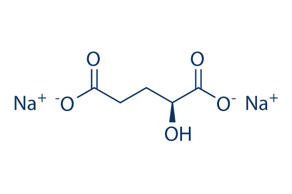 L-2-Hydroxyglutaric acid disodium化学構造