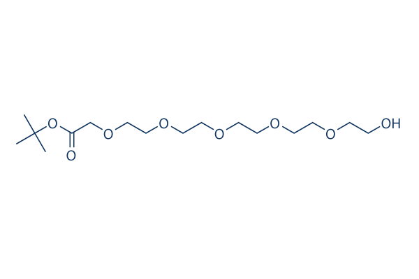 Hydroxy-PEG4-O-Boc化学構造