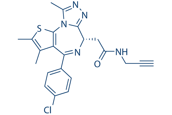 (+)-JQ1 PA化学構造