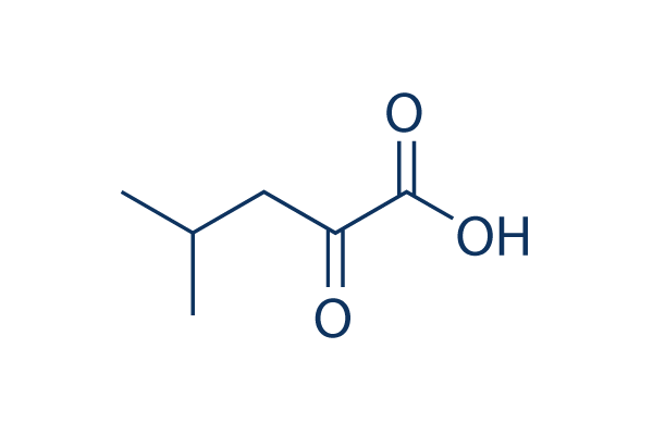 4-Methyl-2-oxovaleric acid化学構造