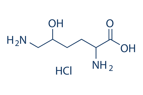 DL-5-Hydroxylysine hydrochloride化学構造