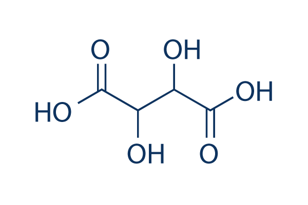 DL-Tartaric acid化学構造
