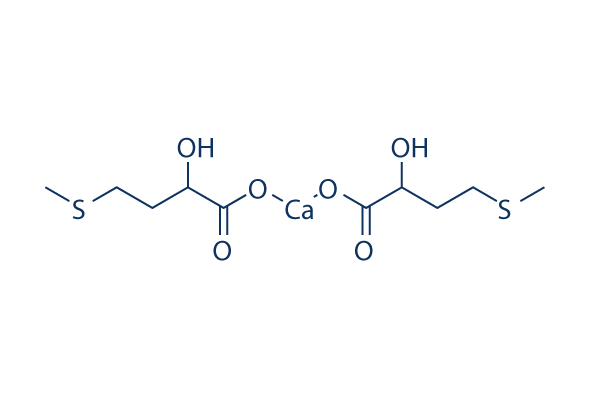 Calcium 2-hydroxy-4-(methylthio)butanoate化学構造
