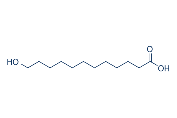 12-Hydroxydodecanoic acid化学構造