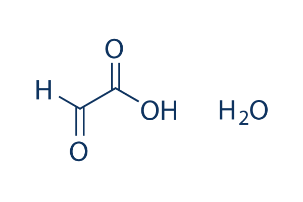 Glyoxylic acid monohydrate化学構造