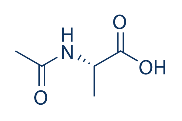 N-Acetyl-L-alanine化学構造