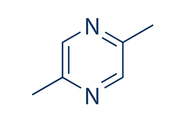 2,5-Dimethylpyrazine化学構造