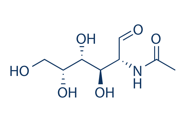 N-Acetyl-D-galactosamine化学構造
