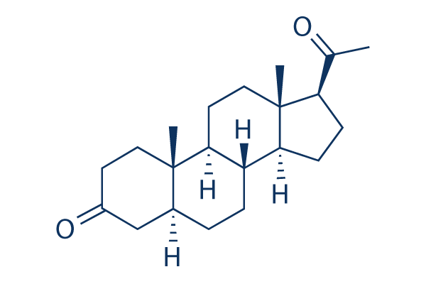 5a-Pregnane-3,20-dione化学構造