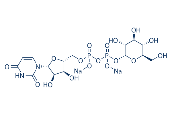 Uridine 5'-diphosphoglucose disodium salt化学構造