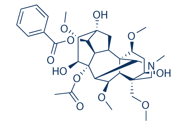 Mesaconitine化学構造