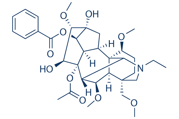 Deoxyaconitine化学構造