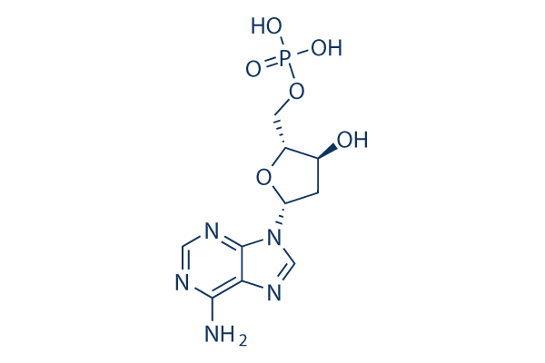 2'-Deoxyadenosine 5'-monophosphate化学構造