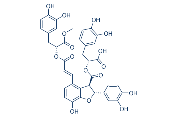 9''-Methyl salvianolate B化学構造