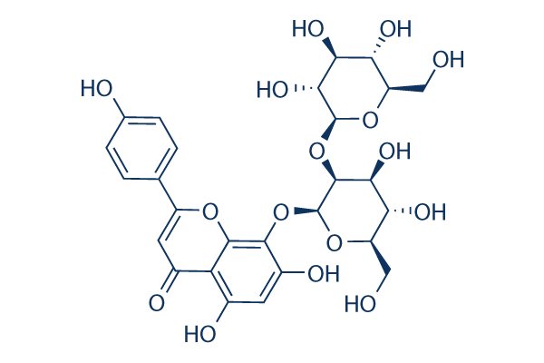 Glucosyl-vitexin化学構造