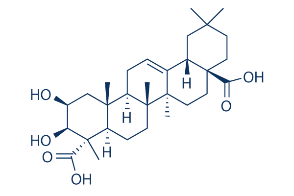 Medicagenic acid化学構造
