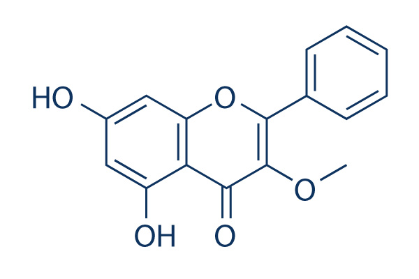 Galangin 3-methyl ether化学構造