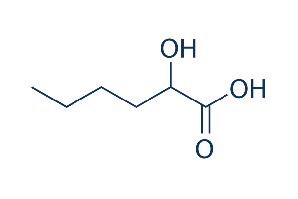 2-Hydroxycaproic acid化学構造