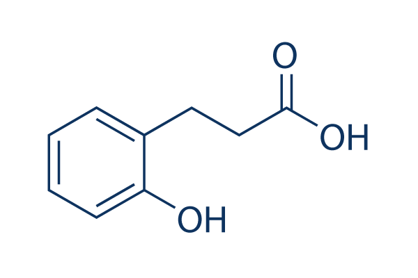 3-(2-Hydroxyphenyl)propionic acid化学構造