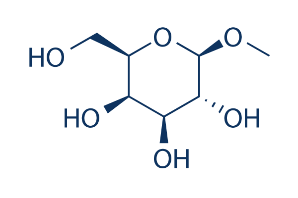 Methyl β-D-Galactopyranoside化学構造