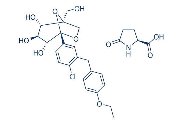 Ertugliflozin L-pyroglutamic acid化学構造