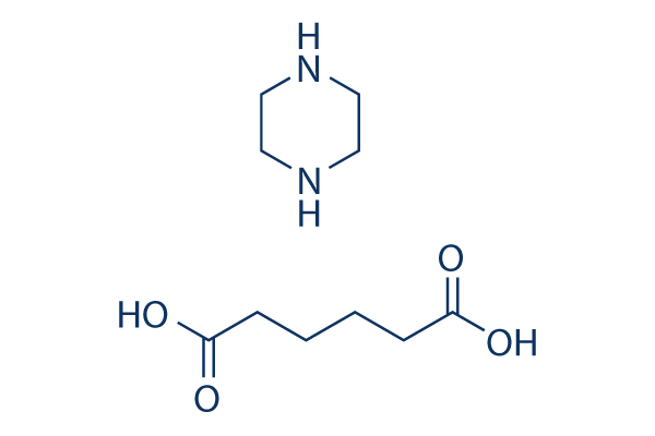 Piperazine adipate化学構造