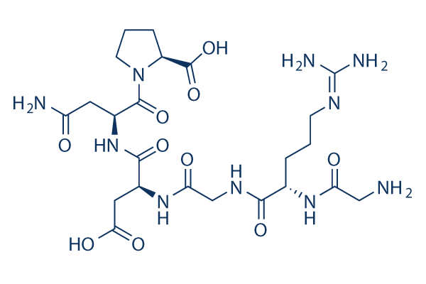 RGD peptide (GRGDNP)化学構造