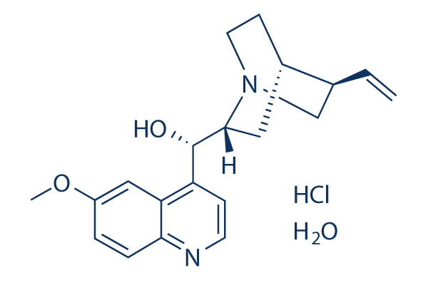 Quinidine hydrochloride monohydrate化学構造
