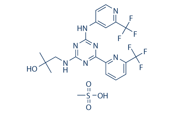 Enasidenib(AG-221) Mesylate化学構造