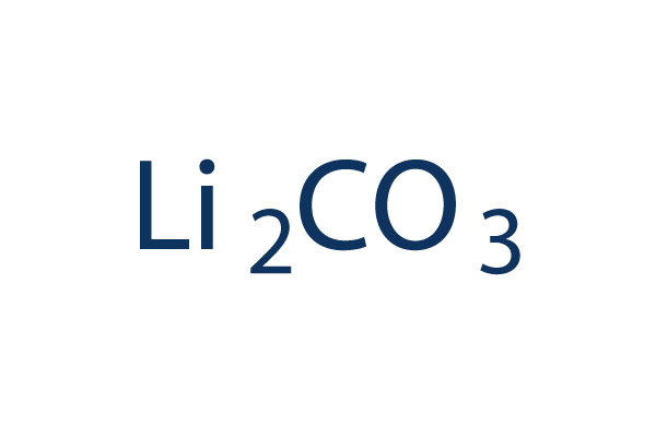 Lithium carbonate化学構造