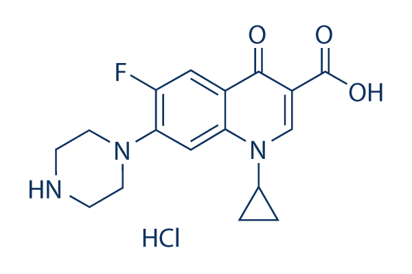 Ciprofloxacin (CPX) hydrochloride化学構造