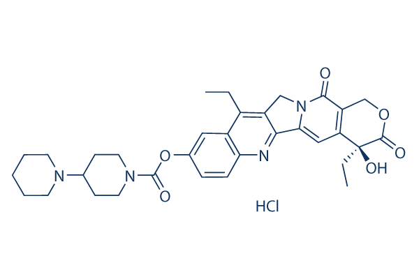 Irinotecan hydrochloride化学構造