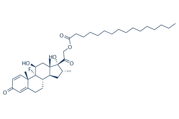 Dexamethasone palmitate化学構造