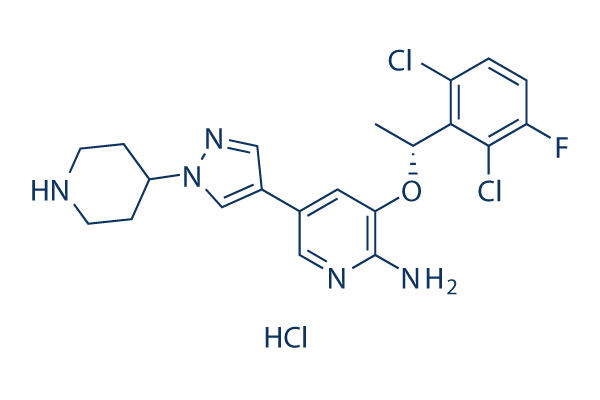 Crizotinib hydrochloride化学構造