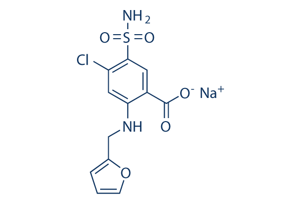 Furosemide sodium化学構造