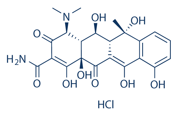 Oxytetracycline hydrochloride化学構造