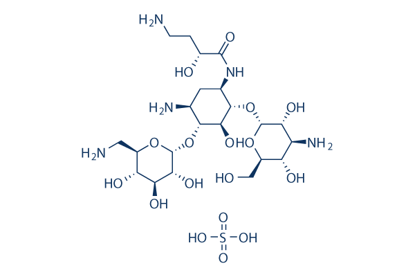 Amikacin Sulfate Salt化学構造