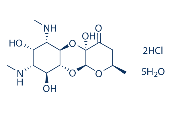 Spectinomycin dihydrochloride pentahydrate化学構造