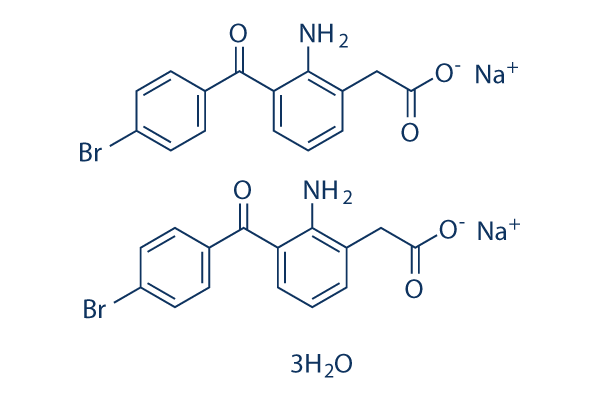 Bromfenac sodium hydrate化学構造
