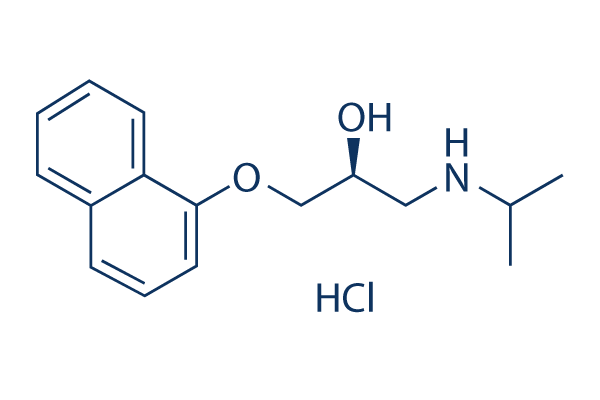 S(-)-Propranolol hydrochloride化学構造