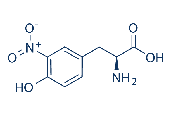 3-Nitro-L-tyrosine化学構造
