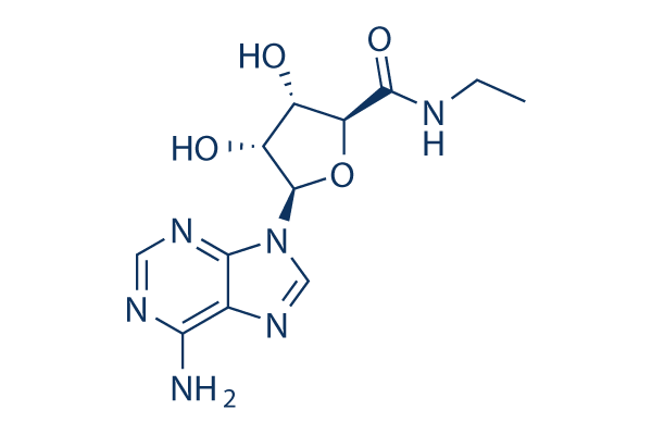 5'-N-Ethylcarboxamidoadenosine (NECA)化学構造