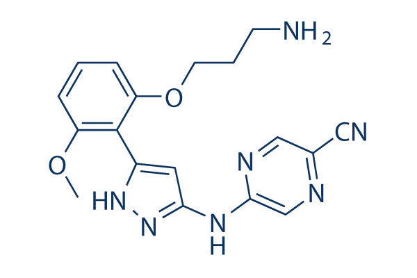 Prexasertib (LY2606368)化学構造