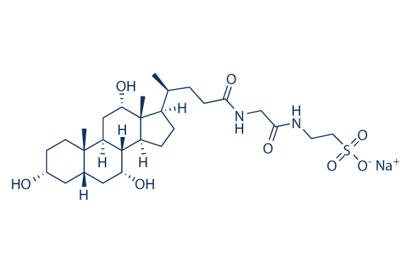 Sodium tauroglycocholate化学構造