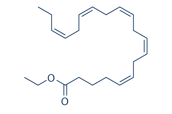 Eicosapentaenoic acid ethyl ester化学構造