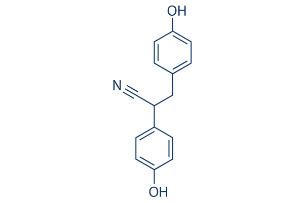 Diarylpropionitrile (DPN)化学構造